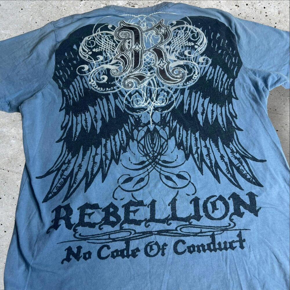 Route‎ 66 Angel Wing Emo Grunge Grail TShirt Size M